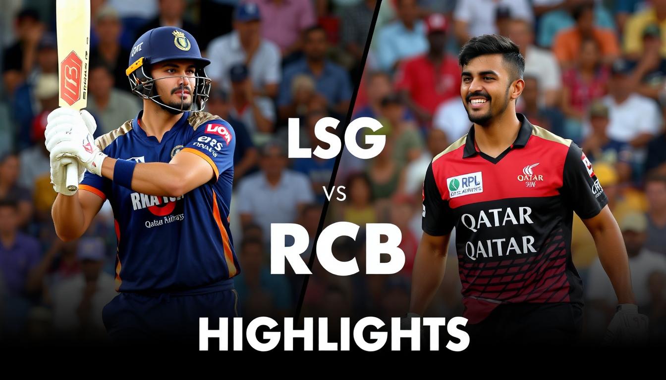 RCB vs LSG IPL 2025