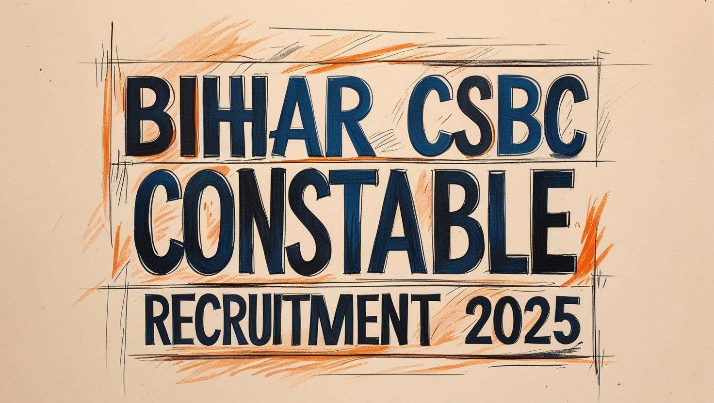 Bihar CSBC Police Constable Recruitment 2025