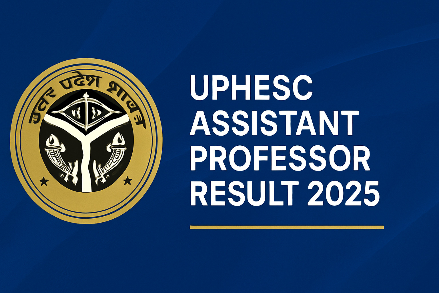 UPHESC Assistant Professor Result 2025