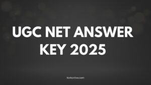 UGC NET Answer Key 2025