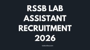 RSSB Lab Assistant Recruitment 2026