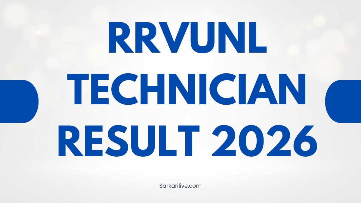 Rrvunl technician result 2026