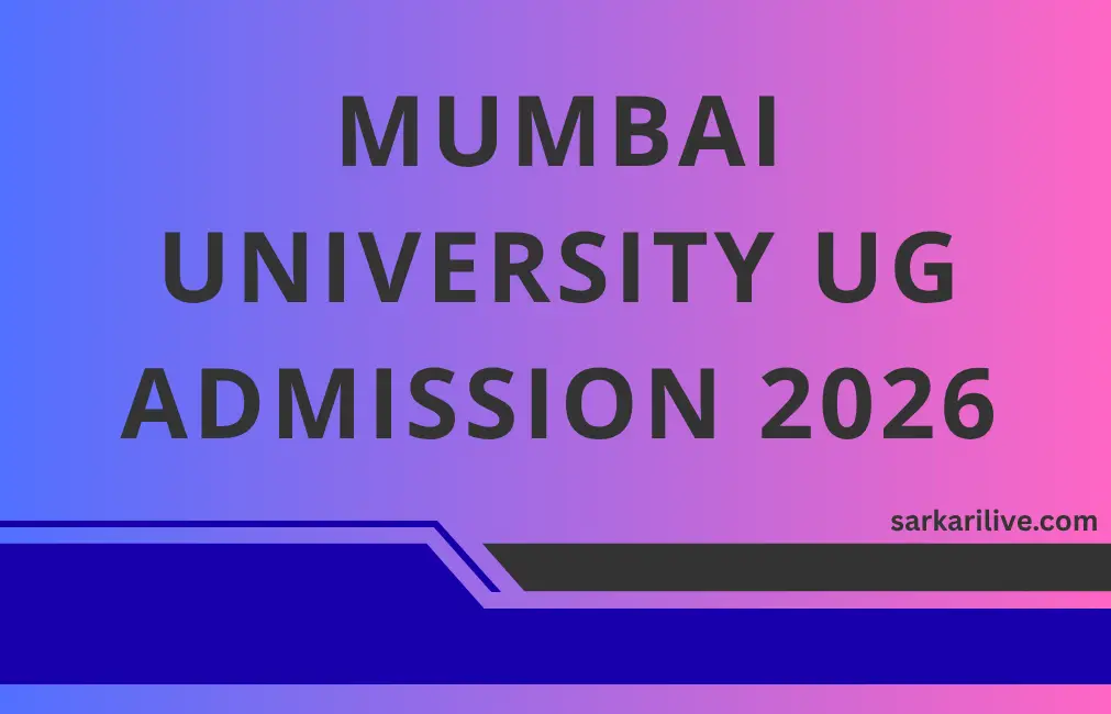 Mumbai University UG Admission 2026