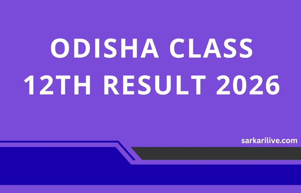 Odisha Class 12th Result 2026 Out: Check CHSE Odisha HSC Result, Toppers & Marks,Chck Now 1 Odisha Class 12th Result 2026