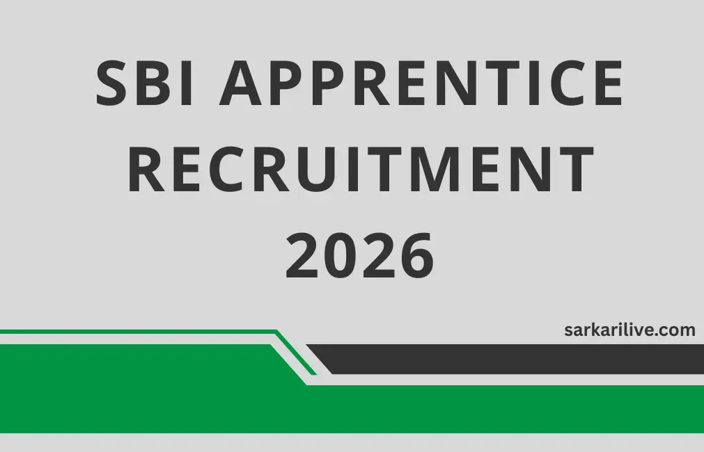 SBI Apprentice Recruitment 2026: 7150 Posts Online Form, Eligibility & Last Date 1 SBI Apprentice Recruitment 2026